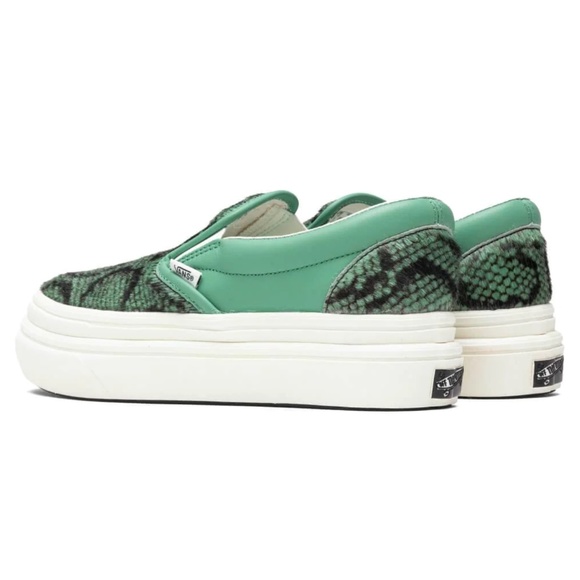 Vans Platform Super Comfy Cush Crème de Menthe Sneakers Shoes - Picture 2 of 7